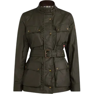 Jacke Trialmaster Waxed Cotton Damen schwarz