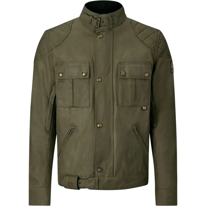Jacke Brooklands Waxed Cotton olive