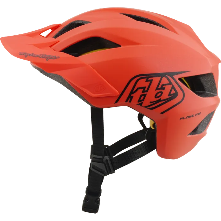Youth Flowline Helmet W/Mips - Point red-dark grey