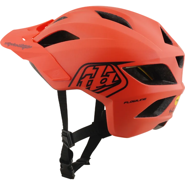 Youth Flowline Helmet W/Mips - Point red-dark grey