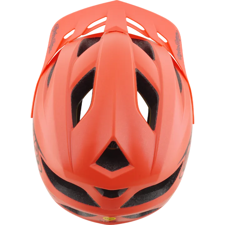 Youth Flowline Helmet W/Mips - Point red-dark grey