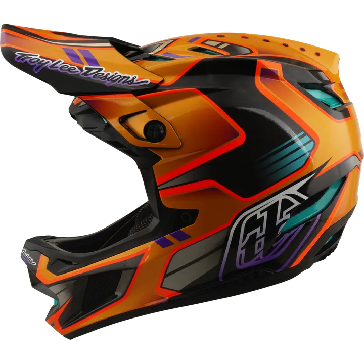D4 Carbon Helmet W/Mips - Crest gold