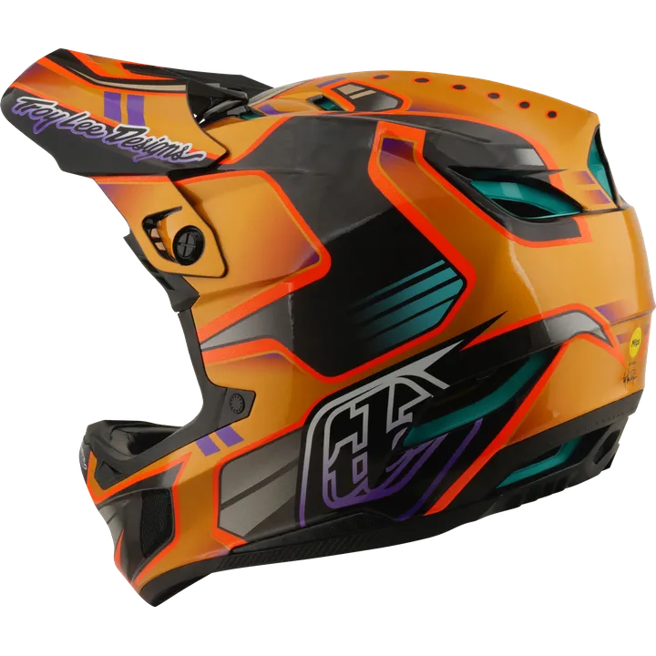 D4 Carbon Helmet W/Mips - Crest gold