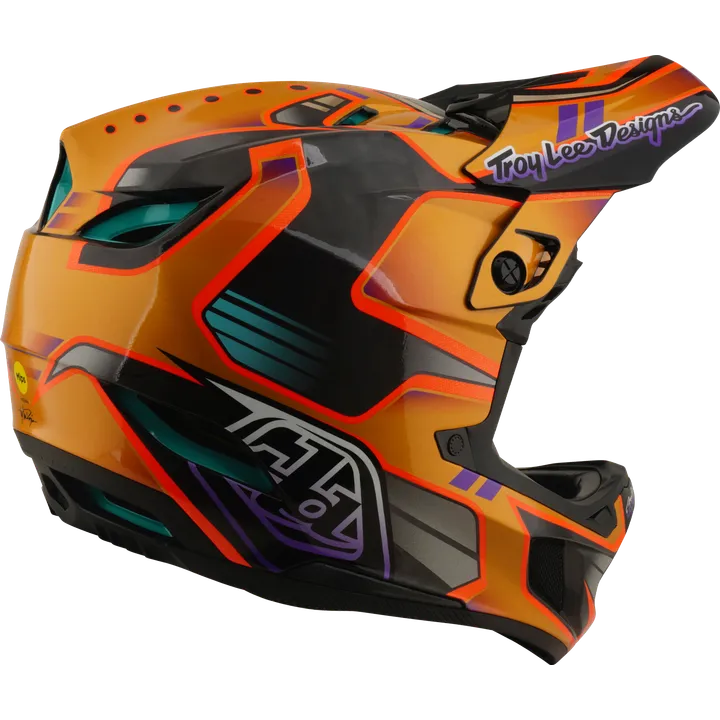 D4 Carbon Helmet W/Mips - Crest gold