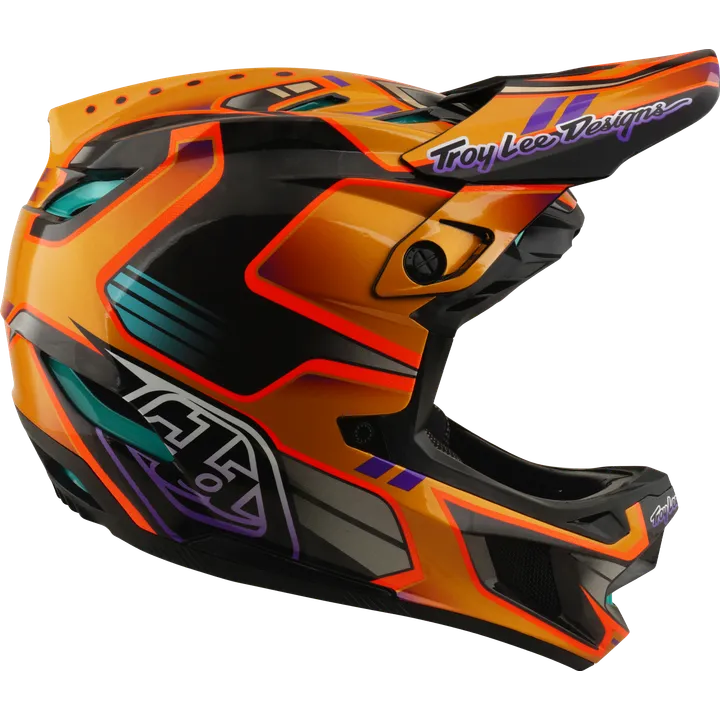 D4 Carbon Helmet W/Mips - Crest gold