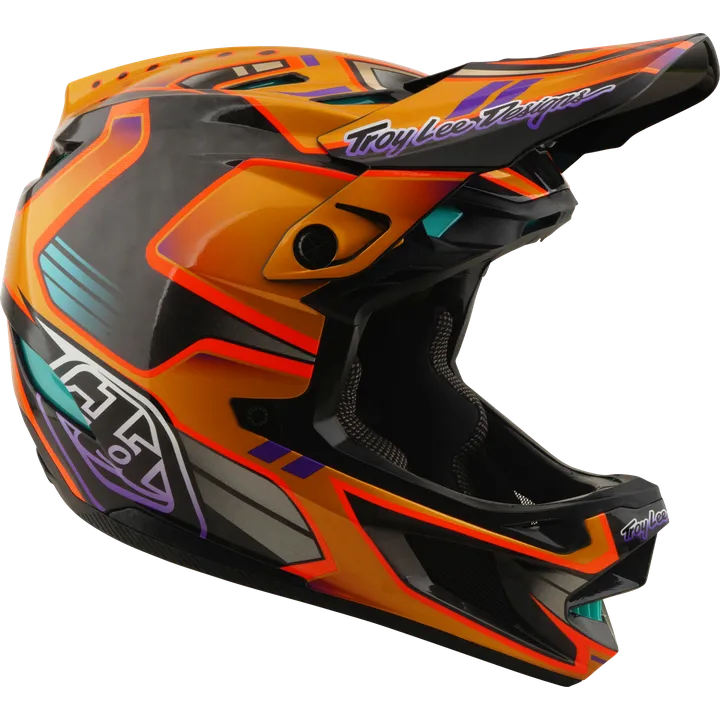 D4 Carbon Helmet W/Mips - Crest gold