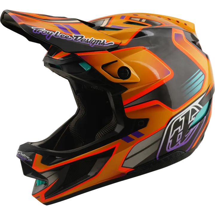 D4 Carbon Helmet W/Mips - Crest gold