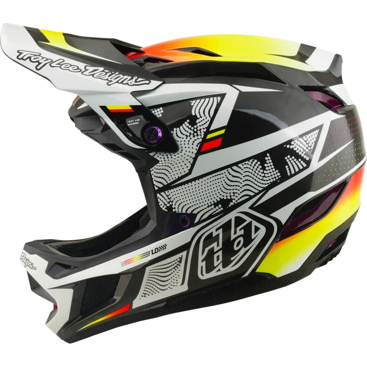 D4 Carbon Helmet W/Mips - Lined Up black