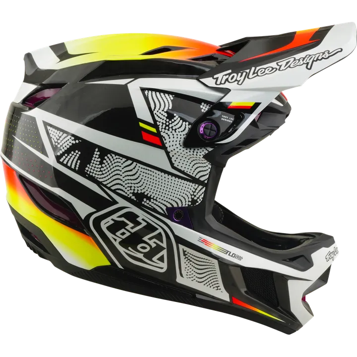 D4 Carbon Helmet W/Mips - Lined Up black