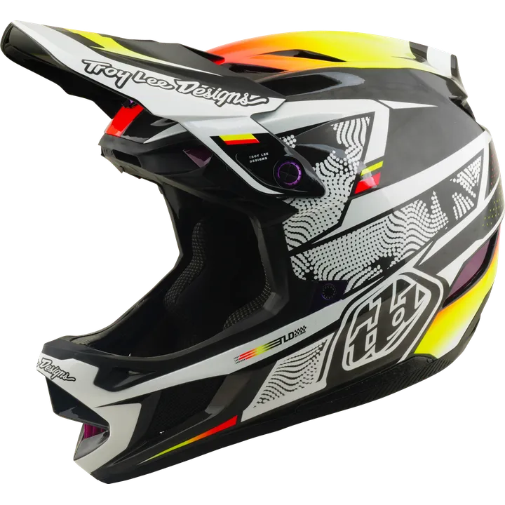 D4 Carbon Helmet W/Mips - Lined Up black