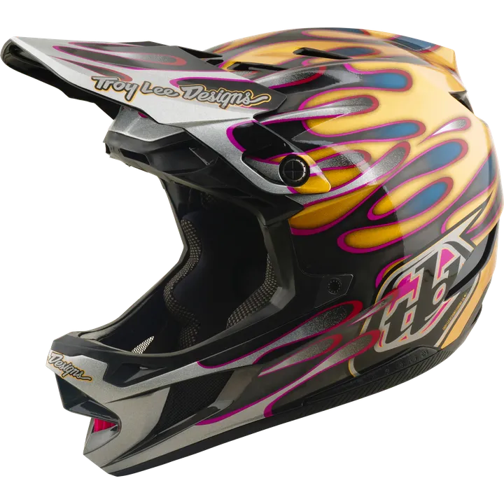 D4 Carbon Helmet W/Mips - Overspray gold-black