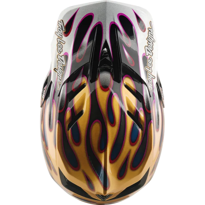 D4 Carbon Helmet W/Mips - Overspray gold-black