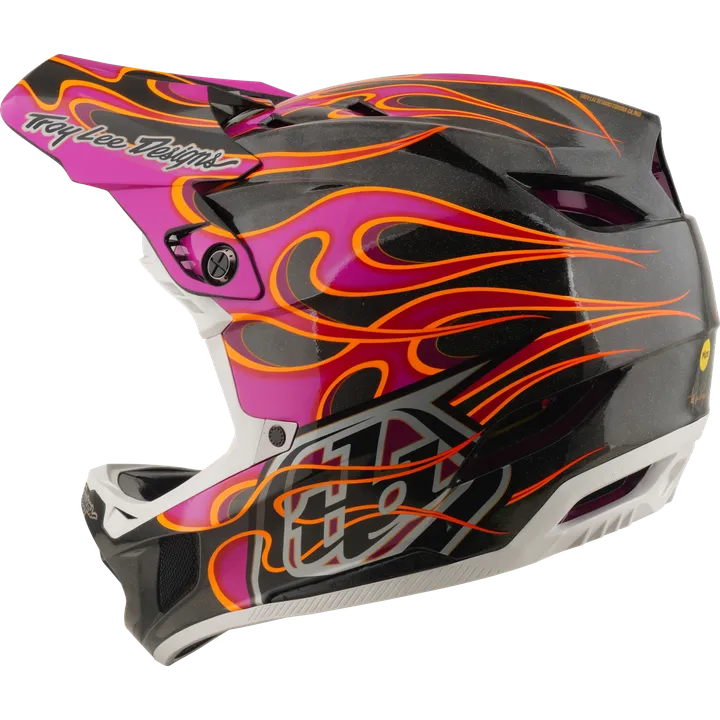 D4 Carbon Helmet W/Mips - Torched grey-pink