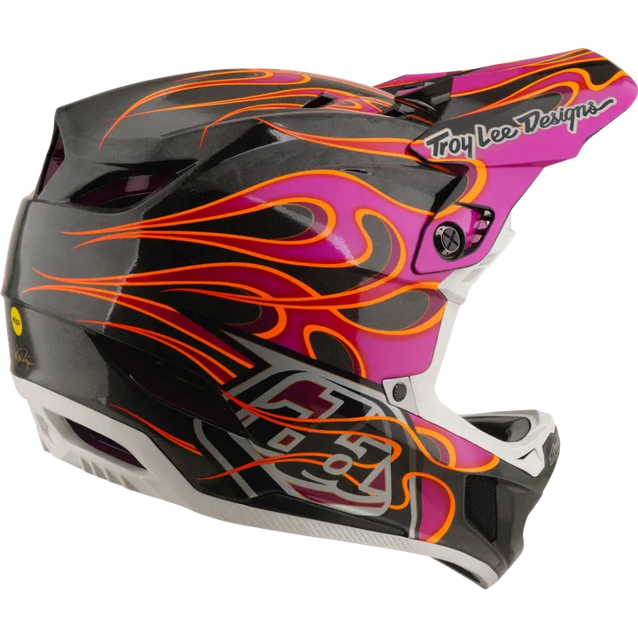 D4 Carbon Helmet W/Mips - Torched grey-pink