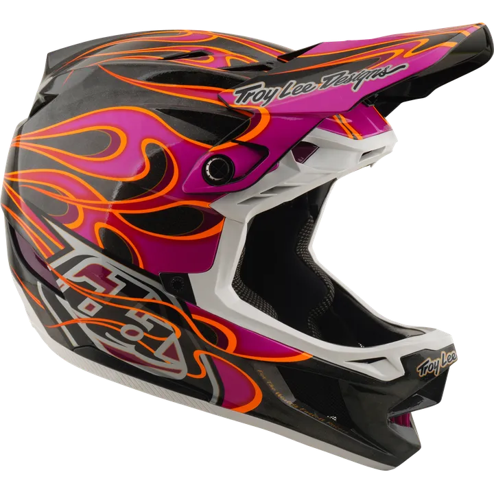 D4 Carbon Helmet W/Mips - Torched grey-pink