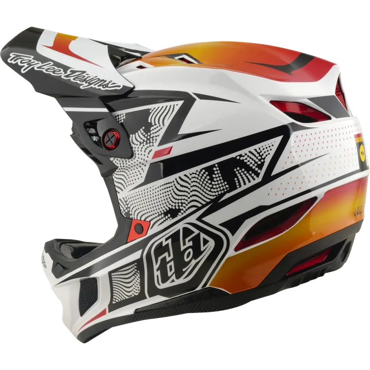 D4 Composite Helmet W/Mips - Lined Up white