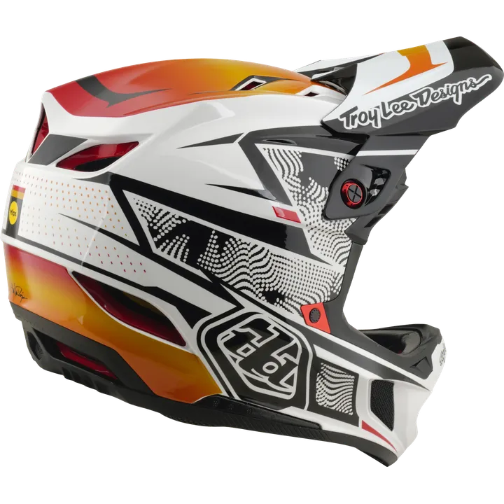 D4 Composite Helmet W/Mips - Lined Up white