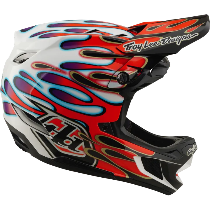 D4 Composite Helmet W/Mips - Overspray white-red