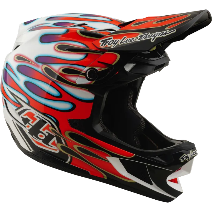 D4 Composite Helmet W/Mips - Overspray white-red
