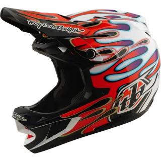 D4 Composite Helmet W/Mips - Overspray white-red