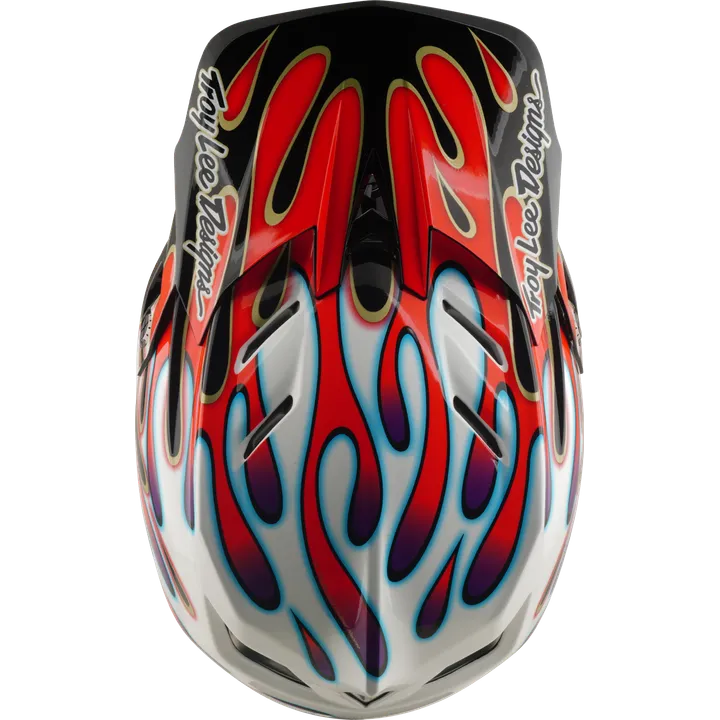 D4 Composite Helmet W/Mips - Overspray white-red