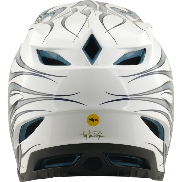 D4 Composite Helmet W/Mips - Torched white-silver