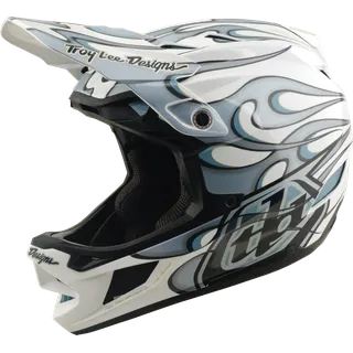 D4 Composite Helmet W/Mips - Torched white-silver