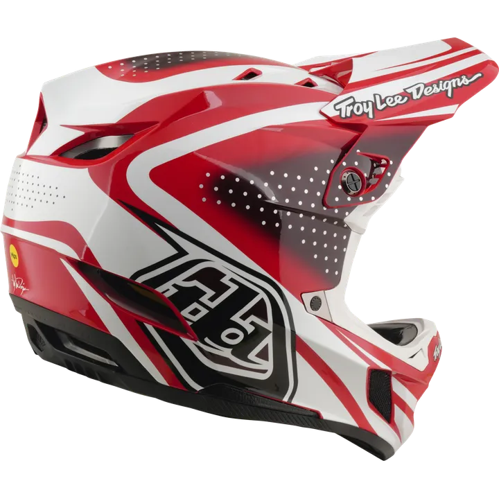D4 Polyacrylite Helmet W/Mips - The Line dark grey-white