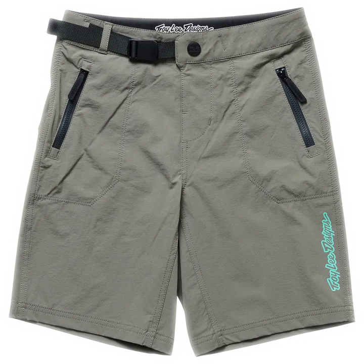 Youth Skyline Trail Short Shell - Mono green