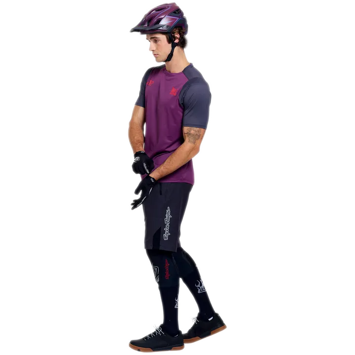 Skyline Pro Short Sleeve Jersey - Fangs violet