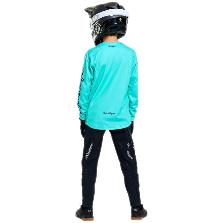 Youth Sprint Pro Jersey - Mono turquoise
