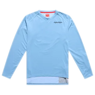 Womens Lilium Pro Long Sleeve Jersey - Mono blue