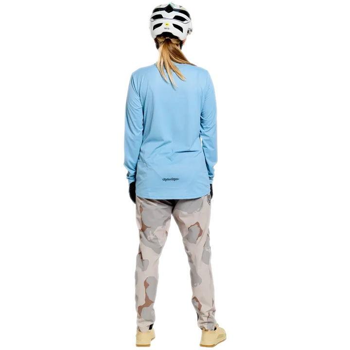 Womens Lilium Pro Long Sleeve Jersey - Mono blue