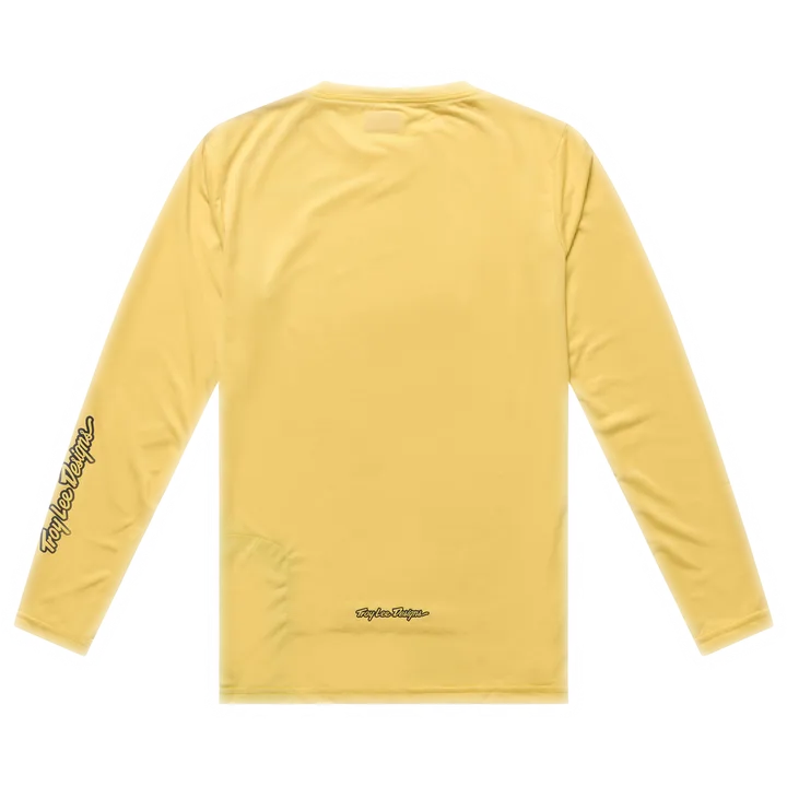 Womens Lilium Pro Long Sleeve Jersey - Mono yellow