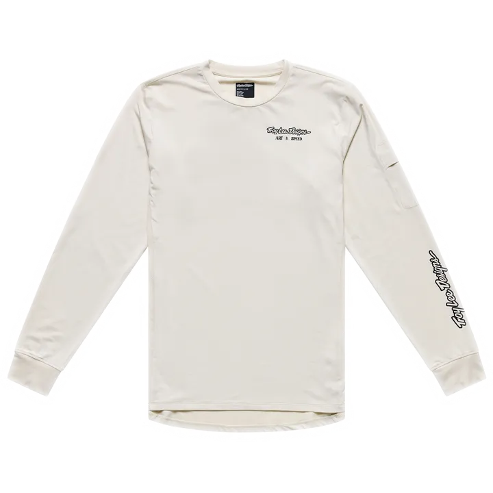 Ruckus Ride Long Sleeve Tee - Art & Speed beige