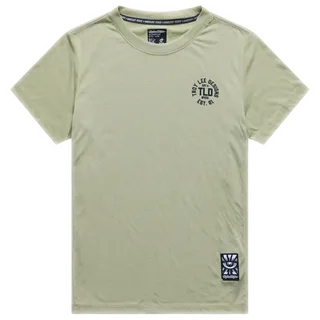 Womens Lilium Ride Short Sleeve Tee - Stamps green
