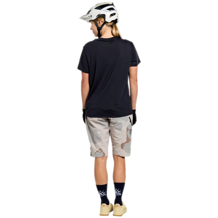 Womens Lilium Ride Short Sleeve Tee - Signature black