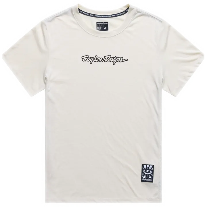 Womens Lilium Ride Short Sleeve Tee - Signature beige