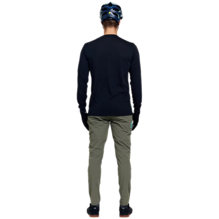 Skyline Ride Long Sleeve Tee - Signature black-turquoise