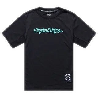 Youth Skyline Ride Short Sleeve Tee - Signature black-turquoise