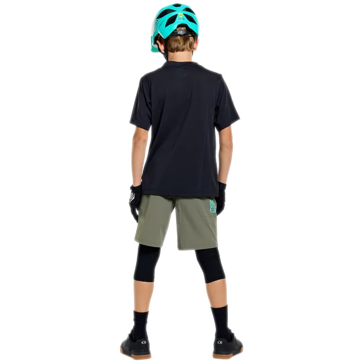 Youth Skyline Ride Short Sleeve Tee - Signature black-turquoise