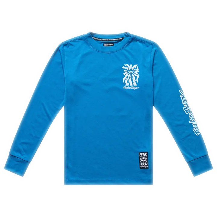 Youth Skyline Ride Long Sleeve Tee - One Eye blue