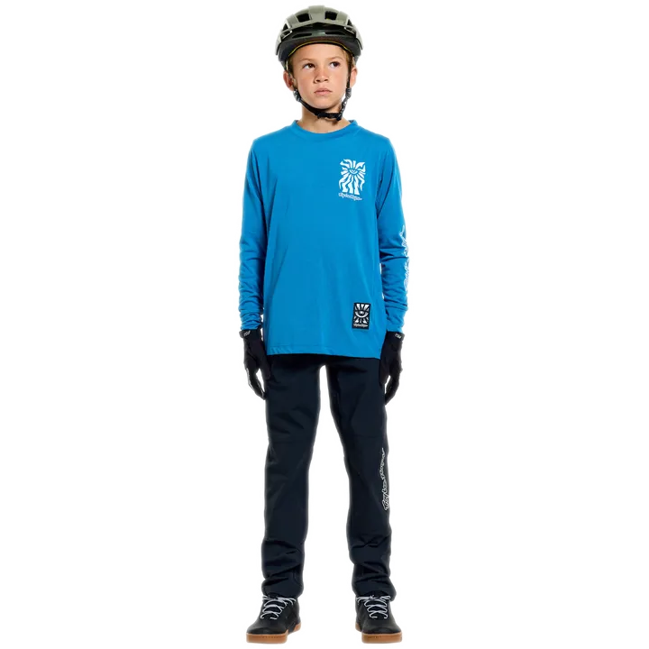 Youth Skyline Ride Long Sleeve Tee - One Eye blue