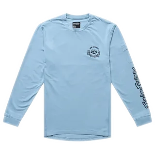 Youth Ruckus Ride Long Sleeve Tee - Carbs blue