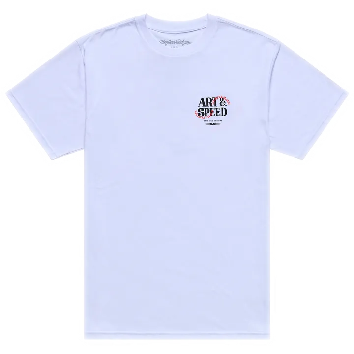 Short Sleeve Tee - Pink Slips white