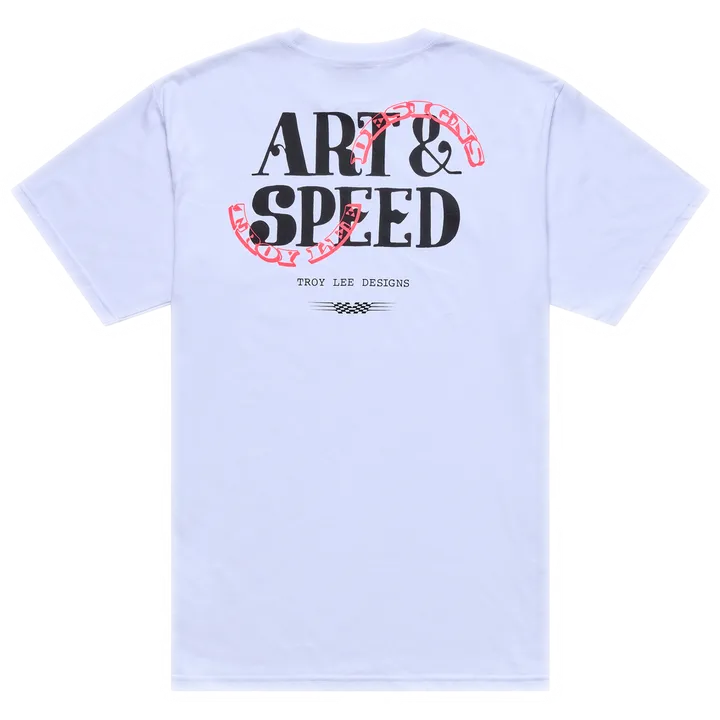 Short Sleeve Tee - Pink Slips white