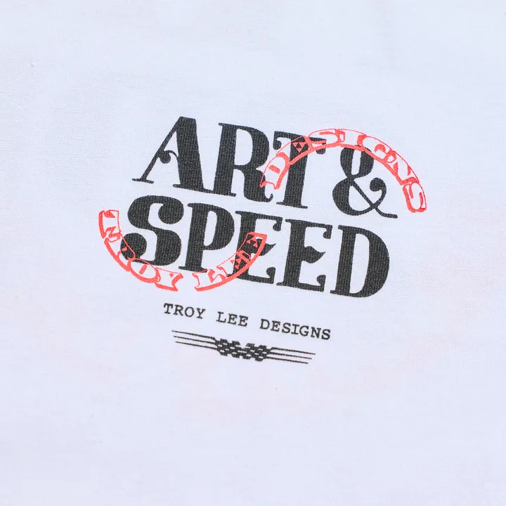 Short Sleeve Tee - Pink Slips white