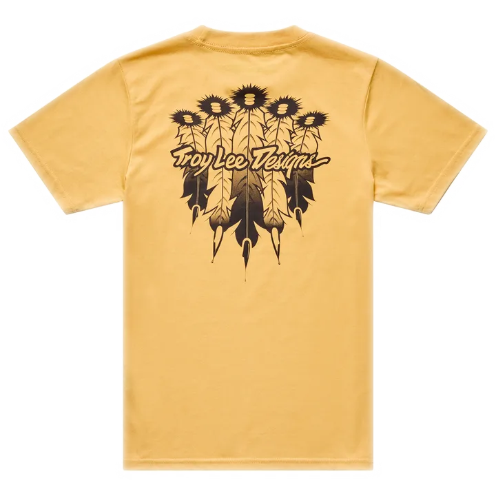 Youth Short Sleeve Tee - Feathers orange