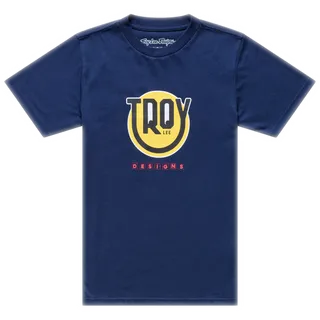 Youth Short Sleeve Tee - Happy Dayz dark blue