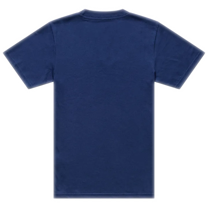 Youth Short Sleeve Tee - Happy Dayz dark blue